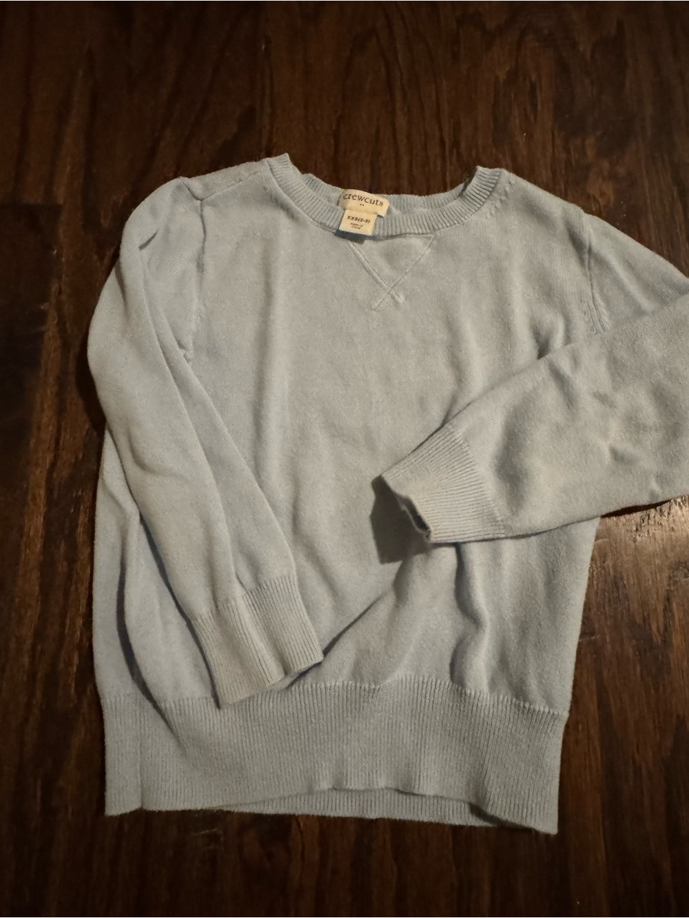 J. Crew Men's Pale Blue Crewneck Sweater